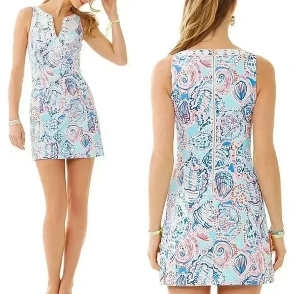 Lilly Pulitzer Gabby Shell Me About It Shift Dress - Picture 12 of 13